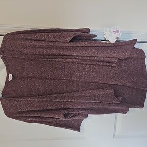 Lularoe Tracy‎ Cardigan-Red-Medium